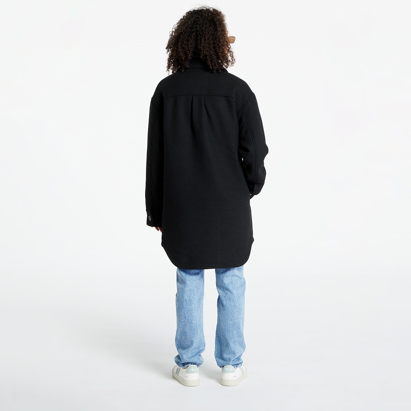 Mäntel Tommy Jeans Wool Coat Black