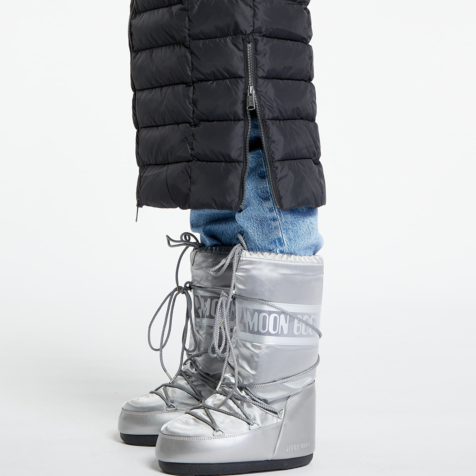 Παλτά Tommy Jeans Basic Hooded Coat Black