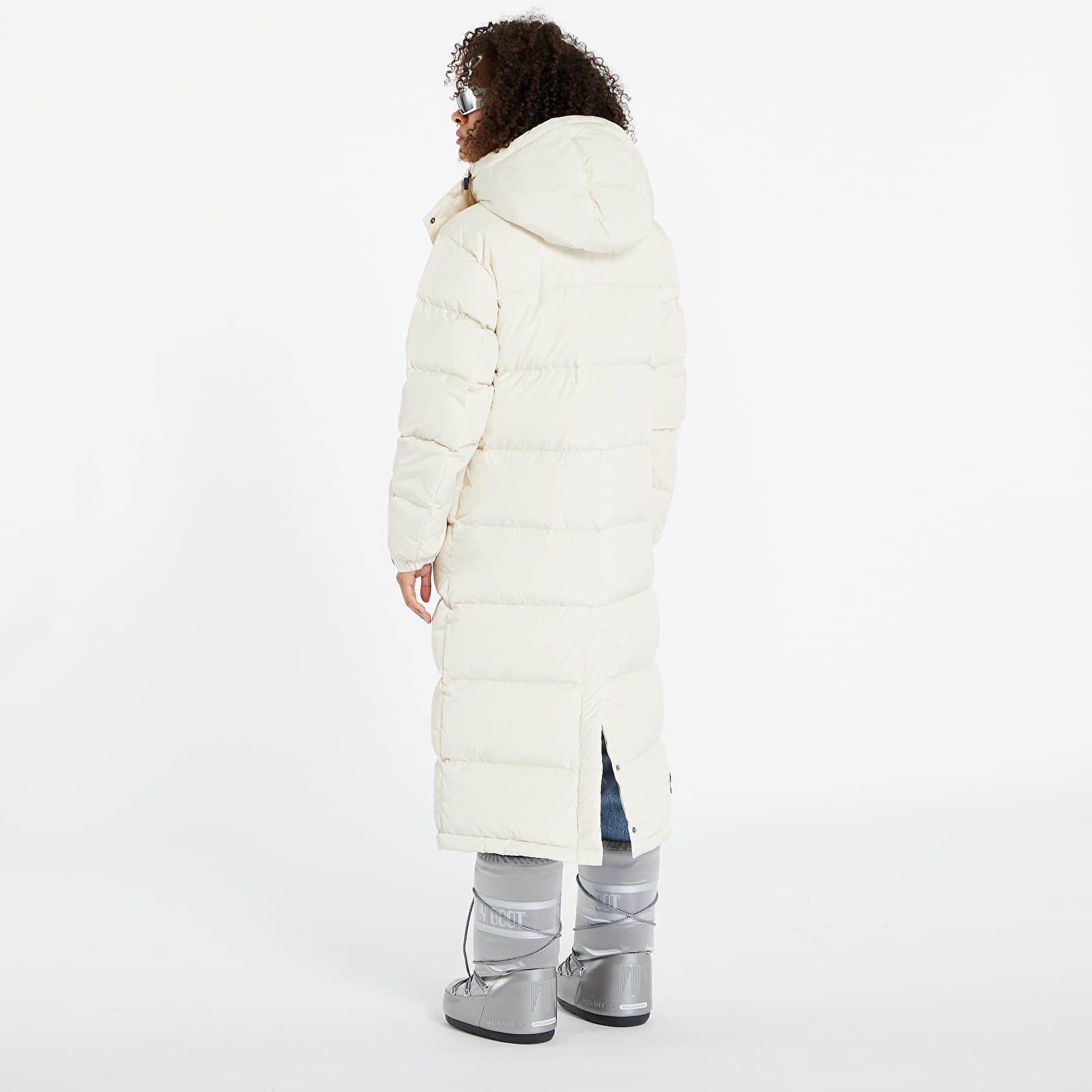 Abrigos Tommy Jeans Alaska Long Puffer Beige