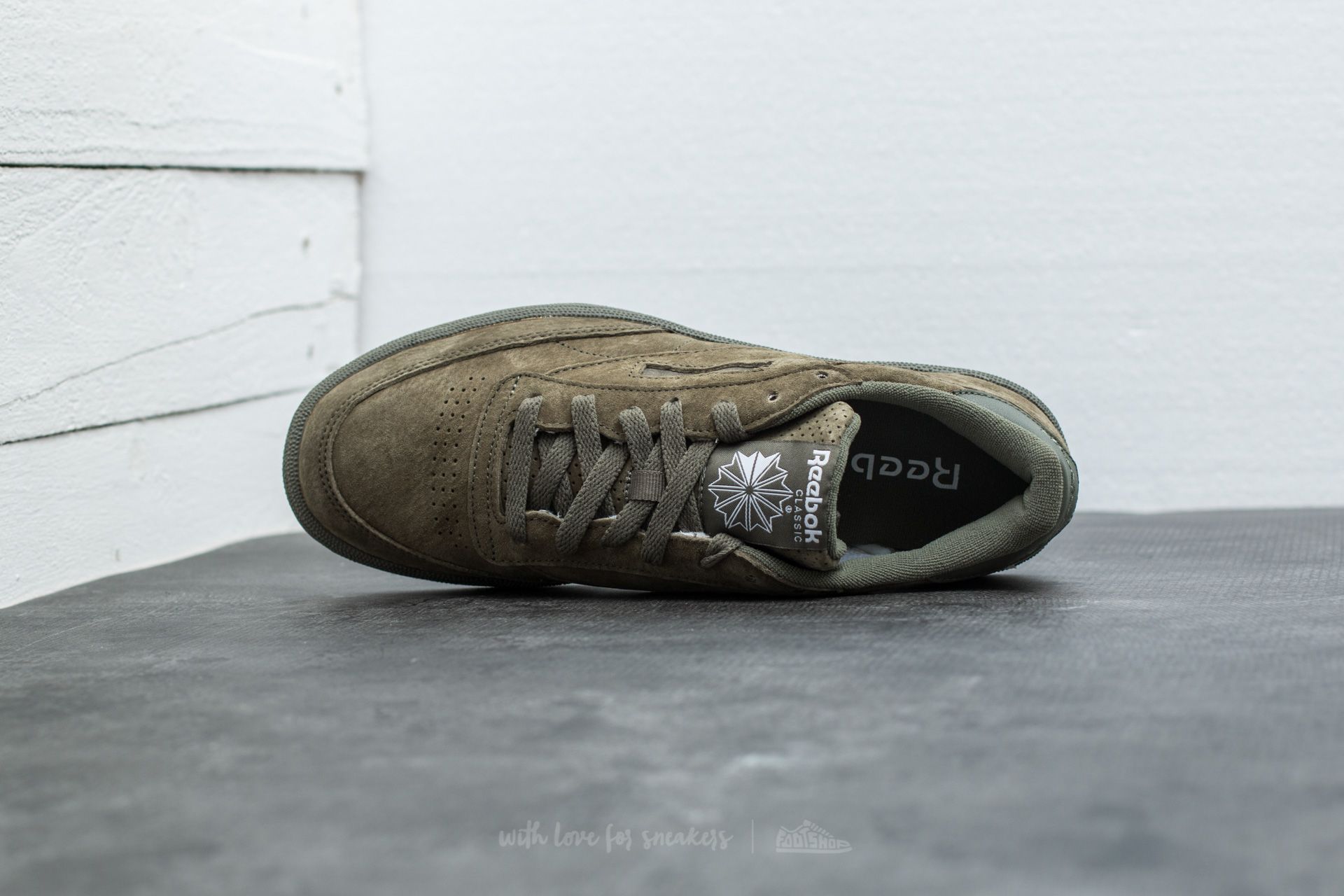 Мъжки кецове и обувки Reebok Club C 85 Seasonal Gum Hunter Green/ White-Gum