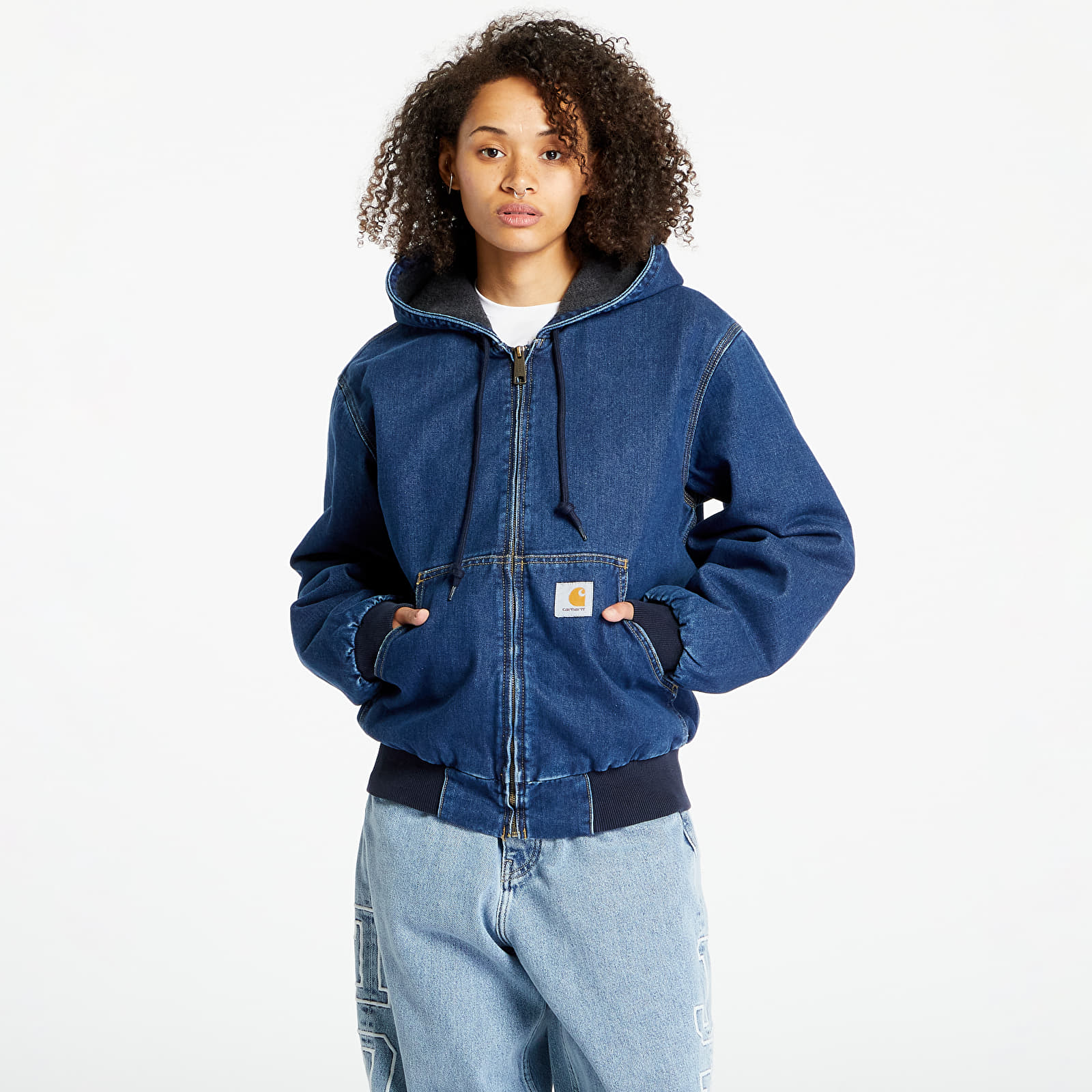 Jacheta Carhartt WIP OG Active Jacket Blue Stone Washed - 1 | YEO