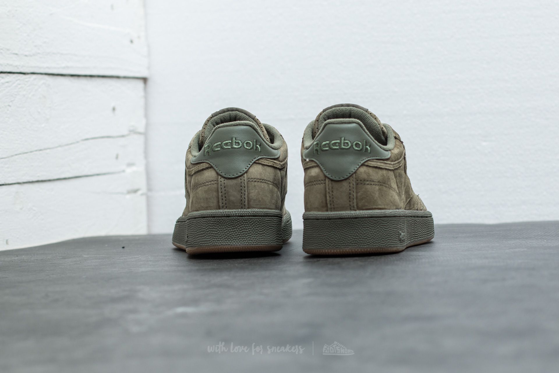 Reebok club c 85 hunter green on sale