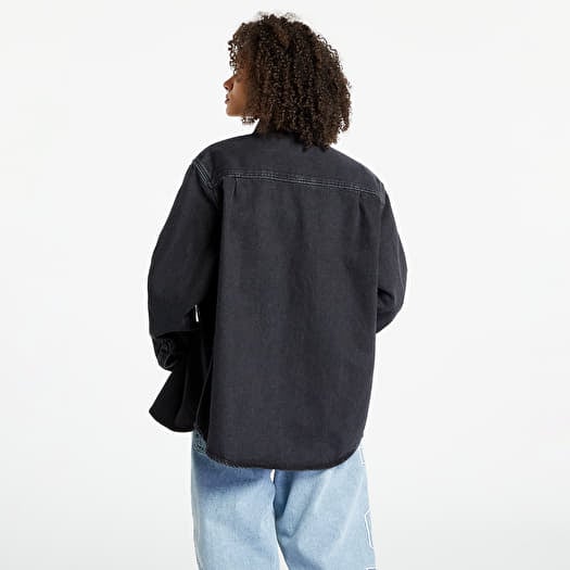Overshirt Carhartt WIP Manny Shirt Jacket Black Stone Washed Footshop
