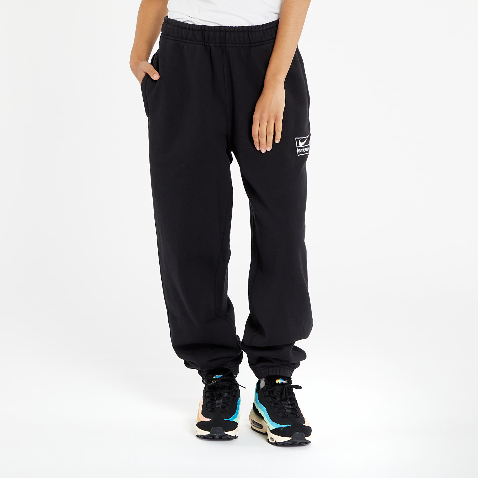 Pantaloni Nike x Stüssy Fleece Pant UNISEX Black - 1 | YEO