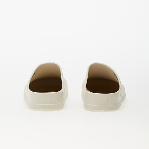 White leather shop crocs