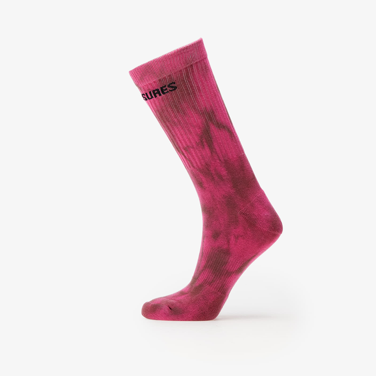 PLEASURES - indie dye socks pink