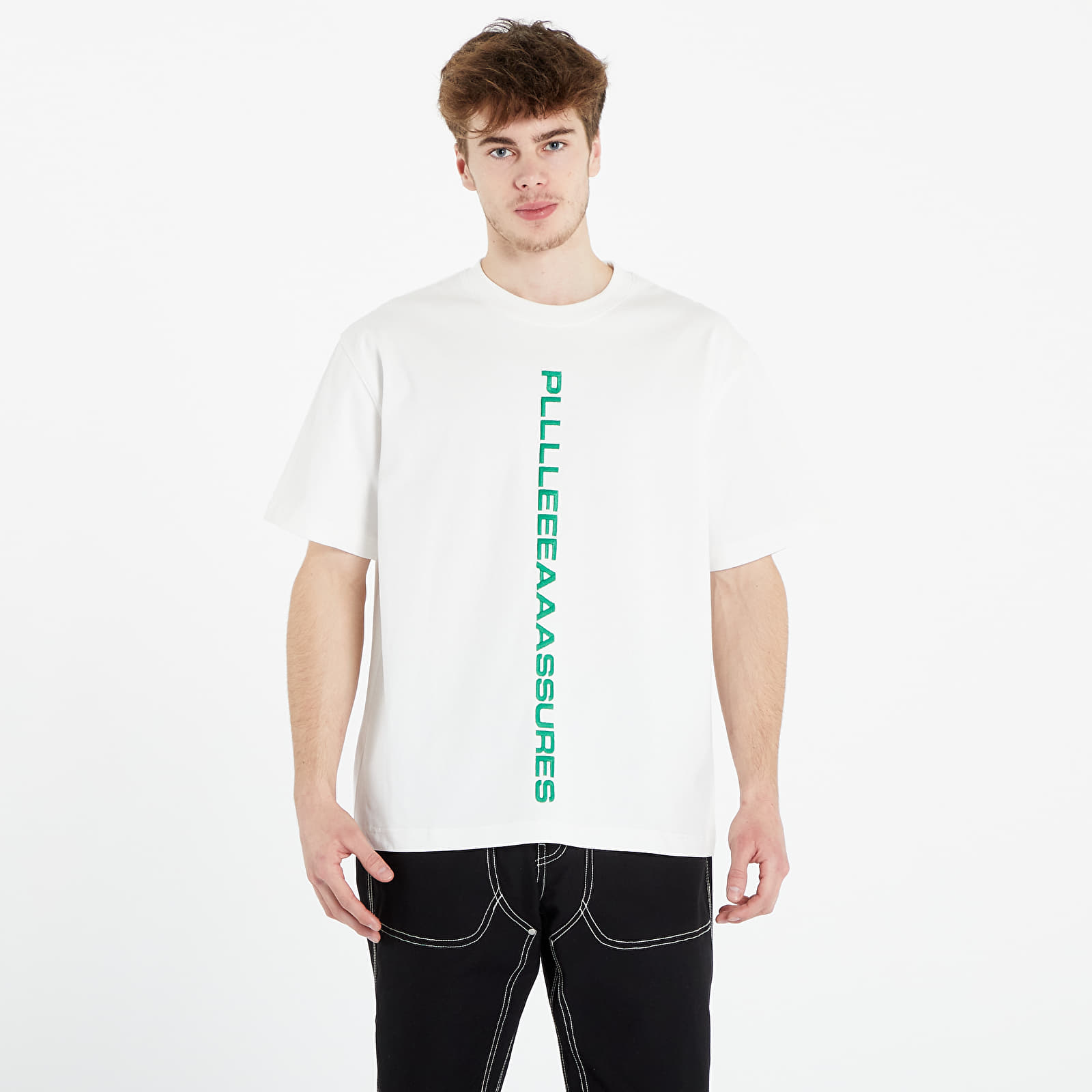 T-Shirts PLEASURES Drag Heavyweight Shirt White