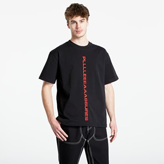 Tričko PLEASURES Drag Heavyweight T-Shirt Black