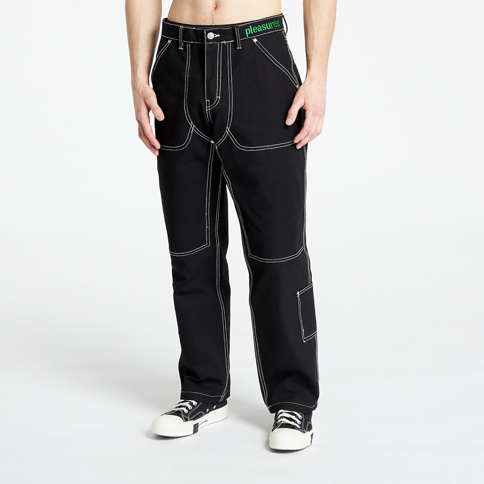 Hosen und Jeans PLEASURES Ultra Utility Pants Black