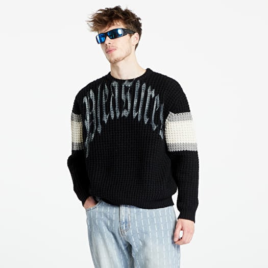 Пуловер PLEASURES Twitch Chunky Knit Sweater Black