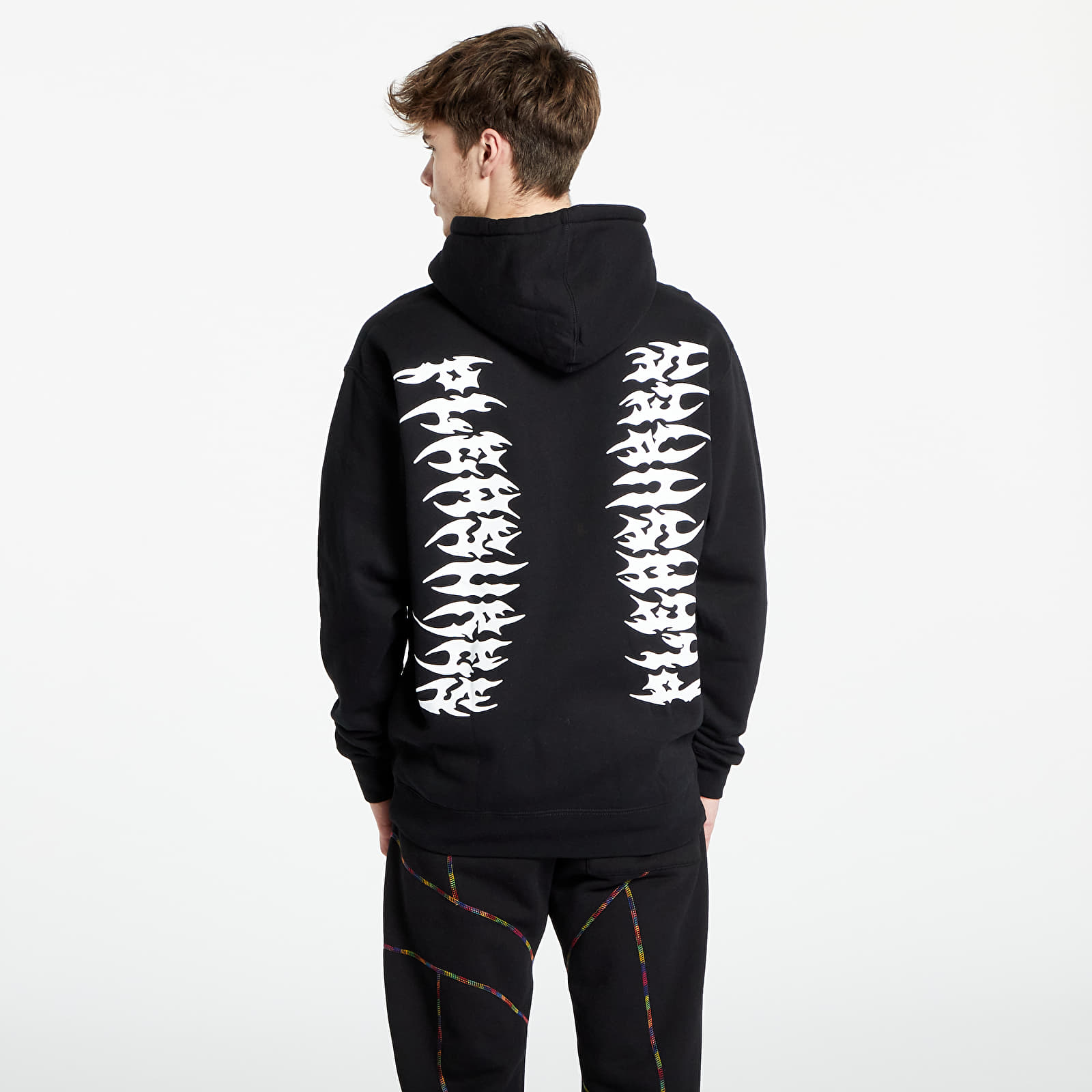 Hoodies and sweatshirts PLEASURES Ripped Hoodie Black Footshop