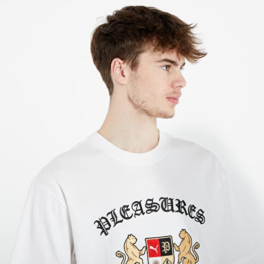 T shirts PUMA x PLEASURES Graphic T Shirt White Footshop