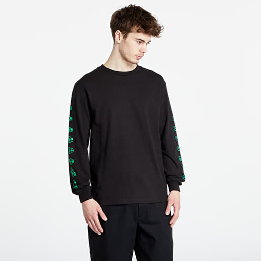 T-shirt PLEASURES Sign Long Sleeve T-Shirt Black