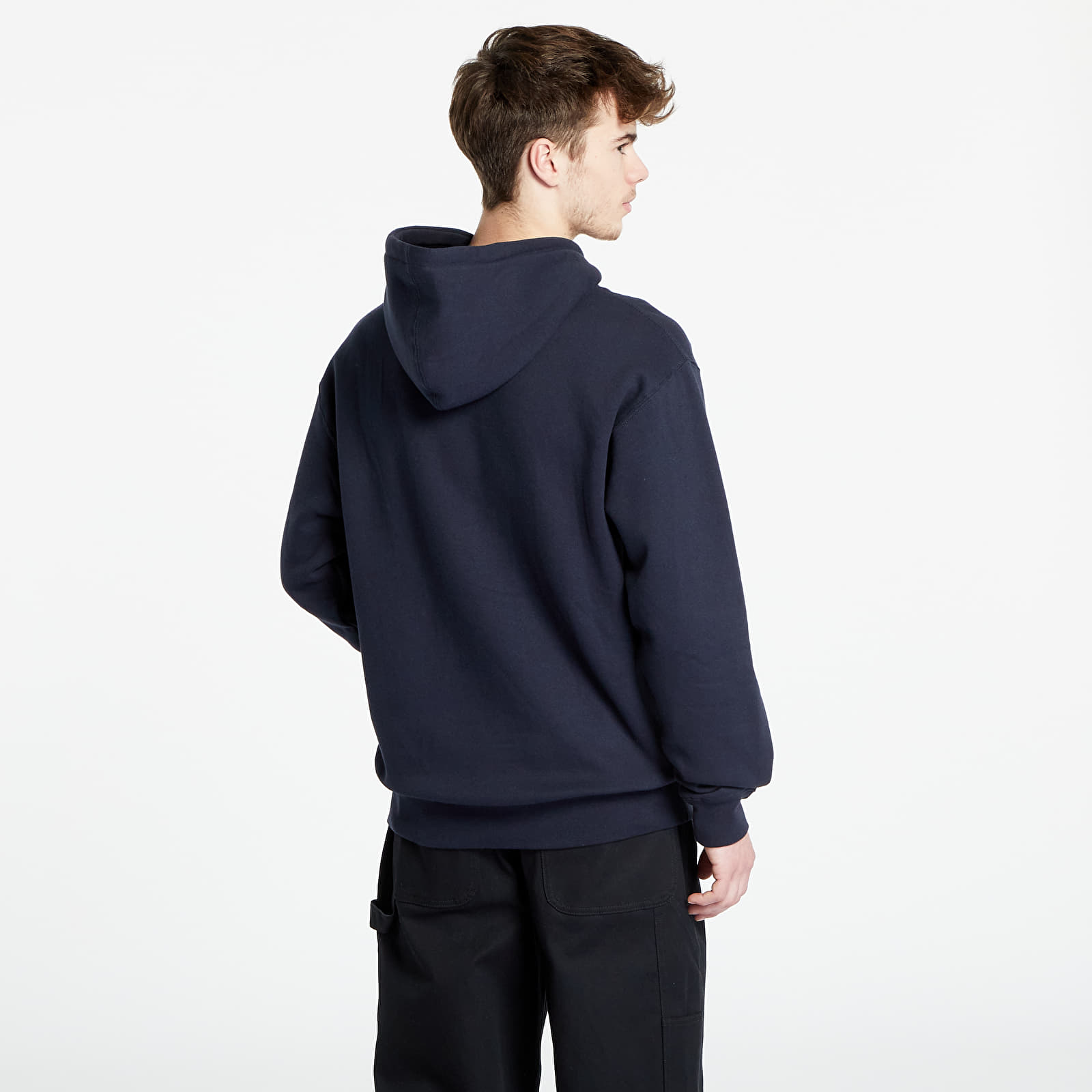 Hoodies and sweatshirts PLEASURES Crumble Hoodie Navy | Footshop