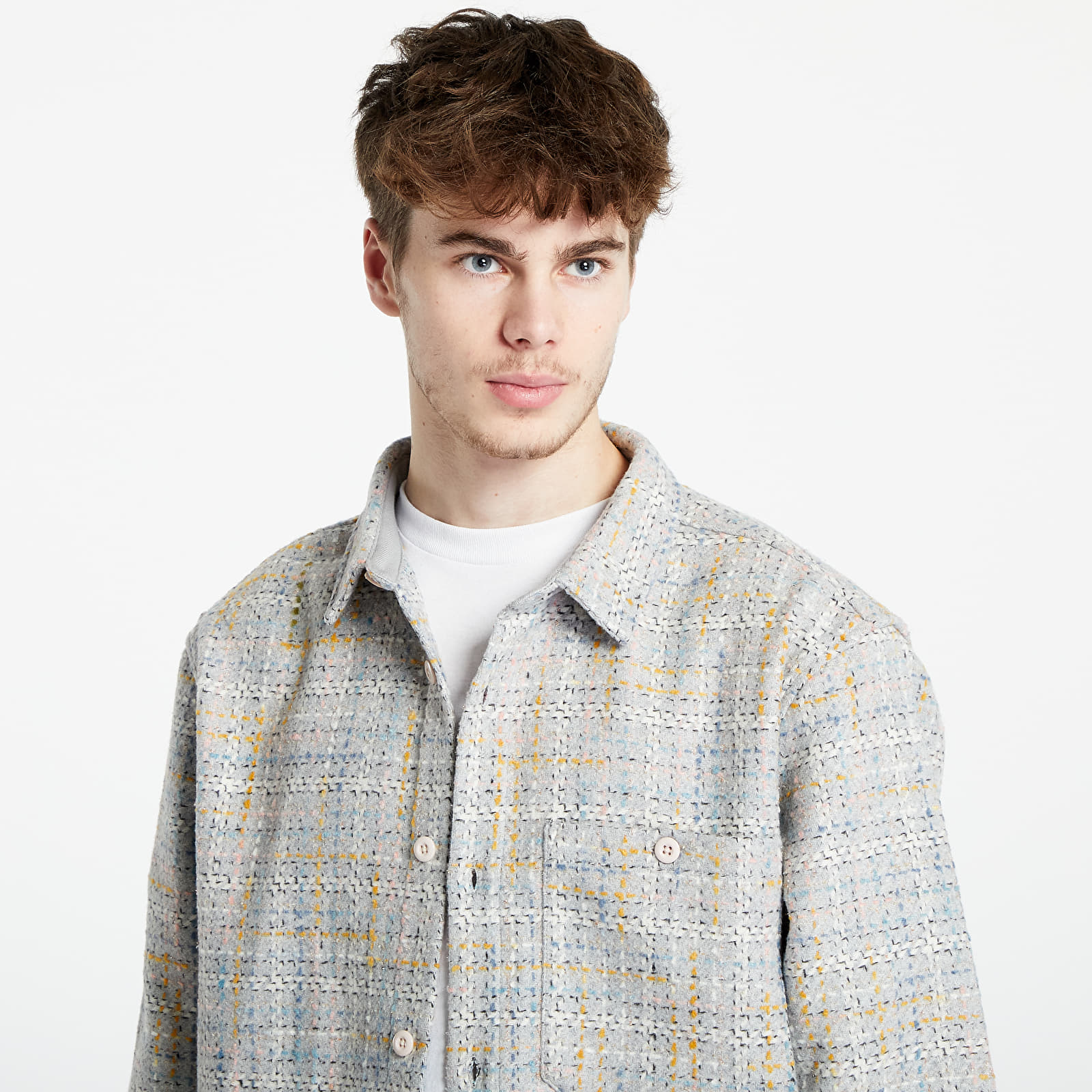 Hemden PLEASURES Periodic Work Shirt Grey