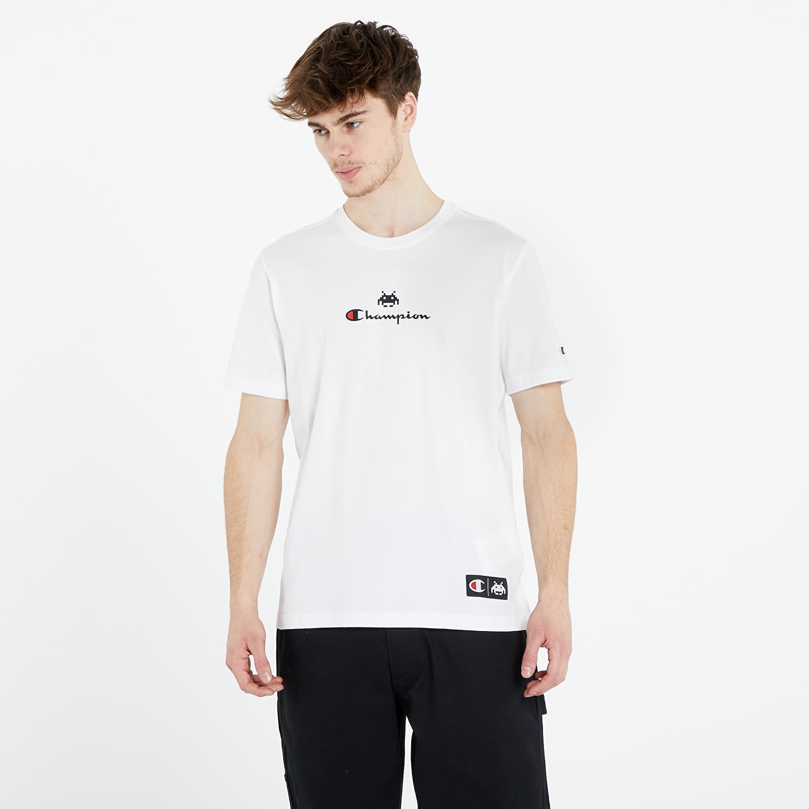T-shirts Champion x Space Invaders Crewneck T-Shirt White