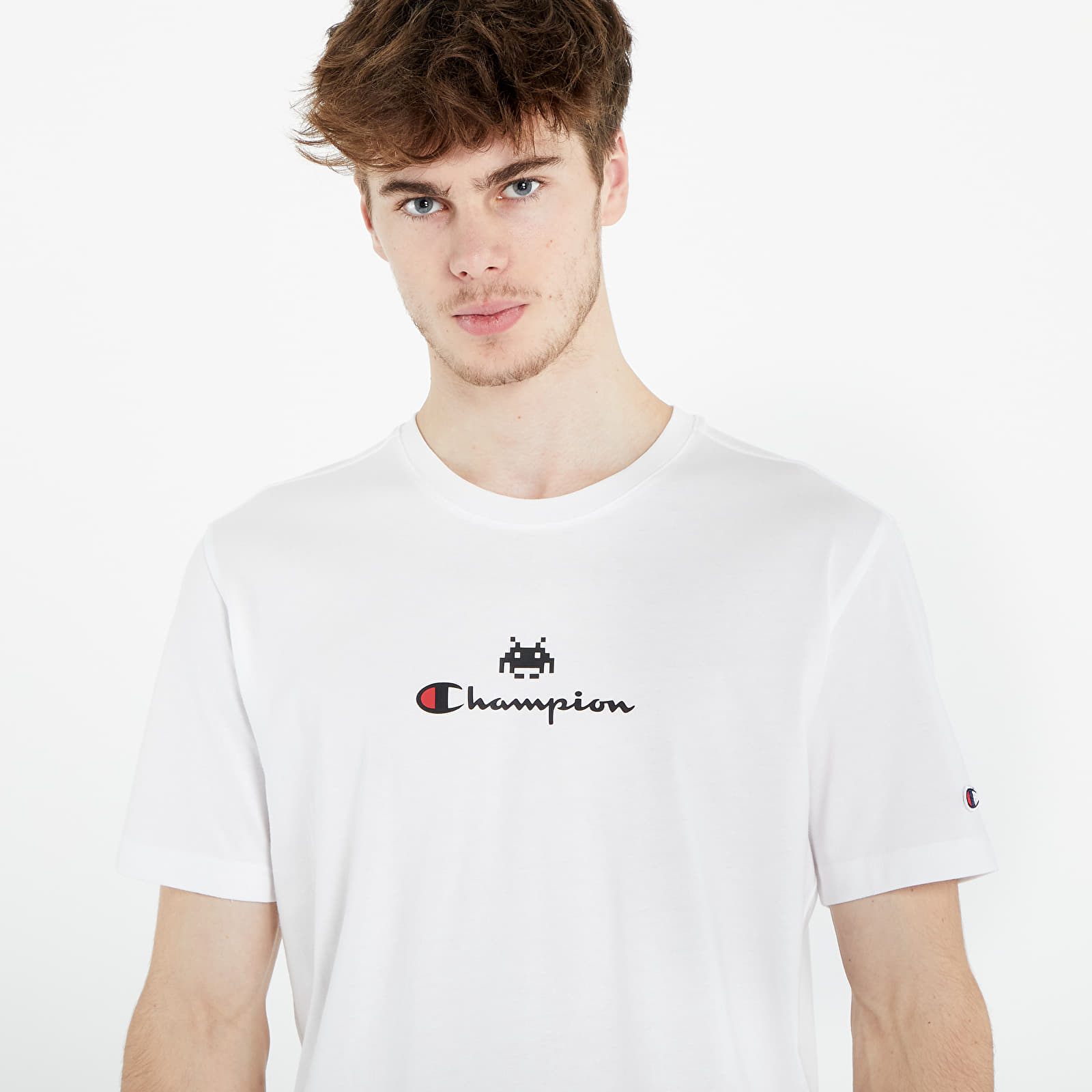 T-shirts Champion x Space Invaders Crewneck T-Shirt White