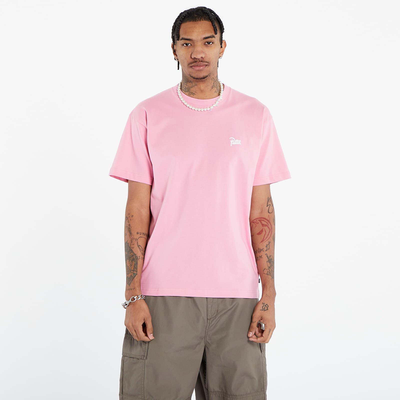 Koszulki Patta Animal T-Shirt Begonia Pink