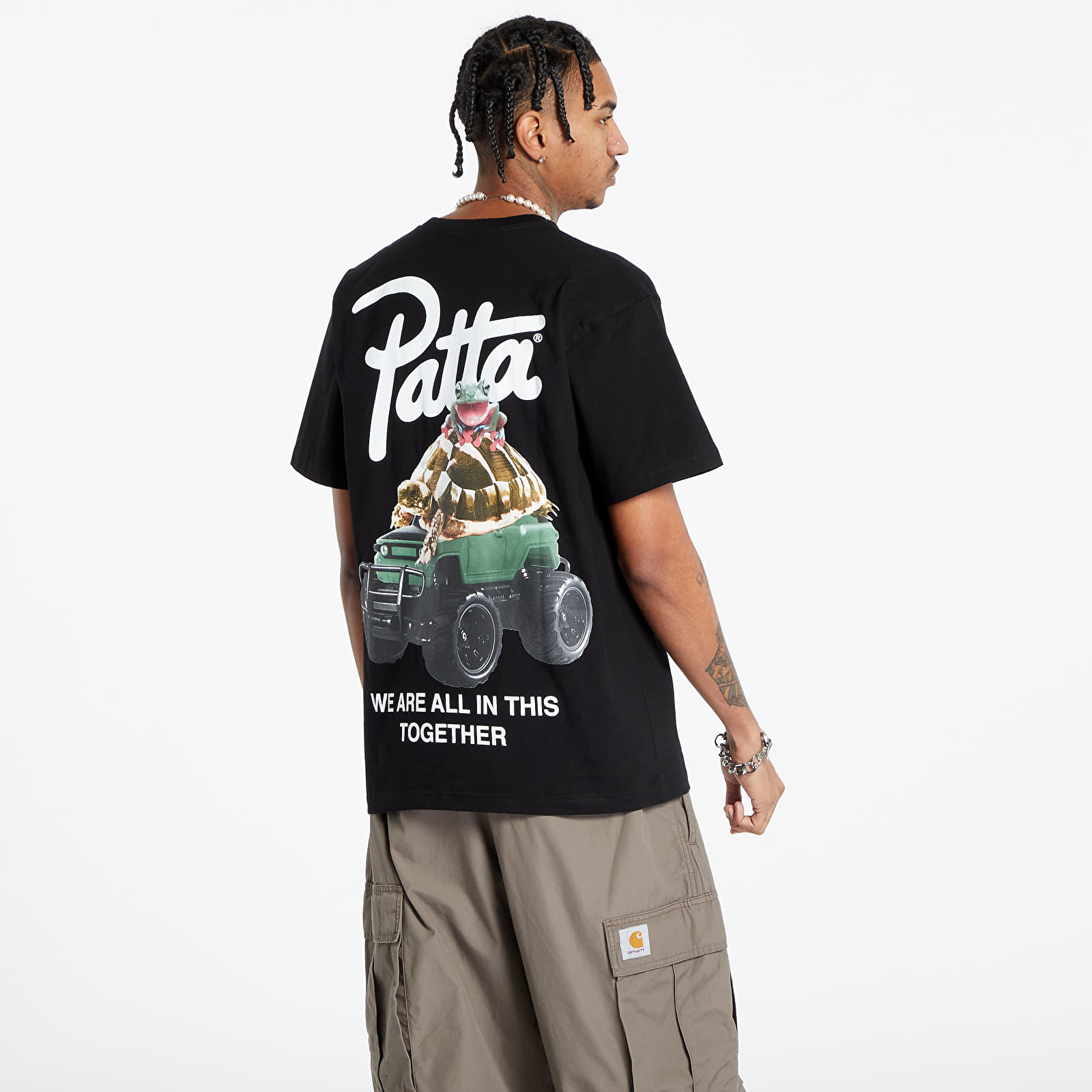 T-shirts Patta Animal T-Shirt Black