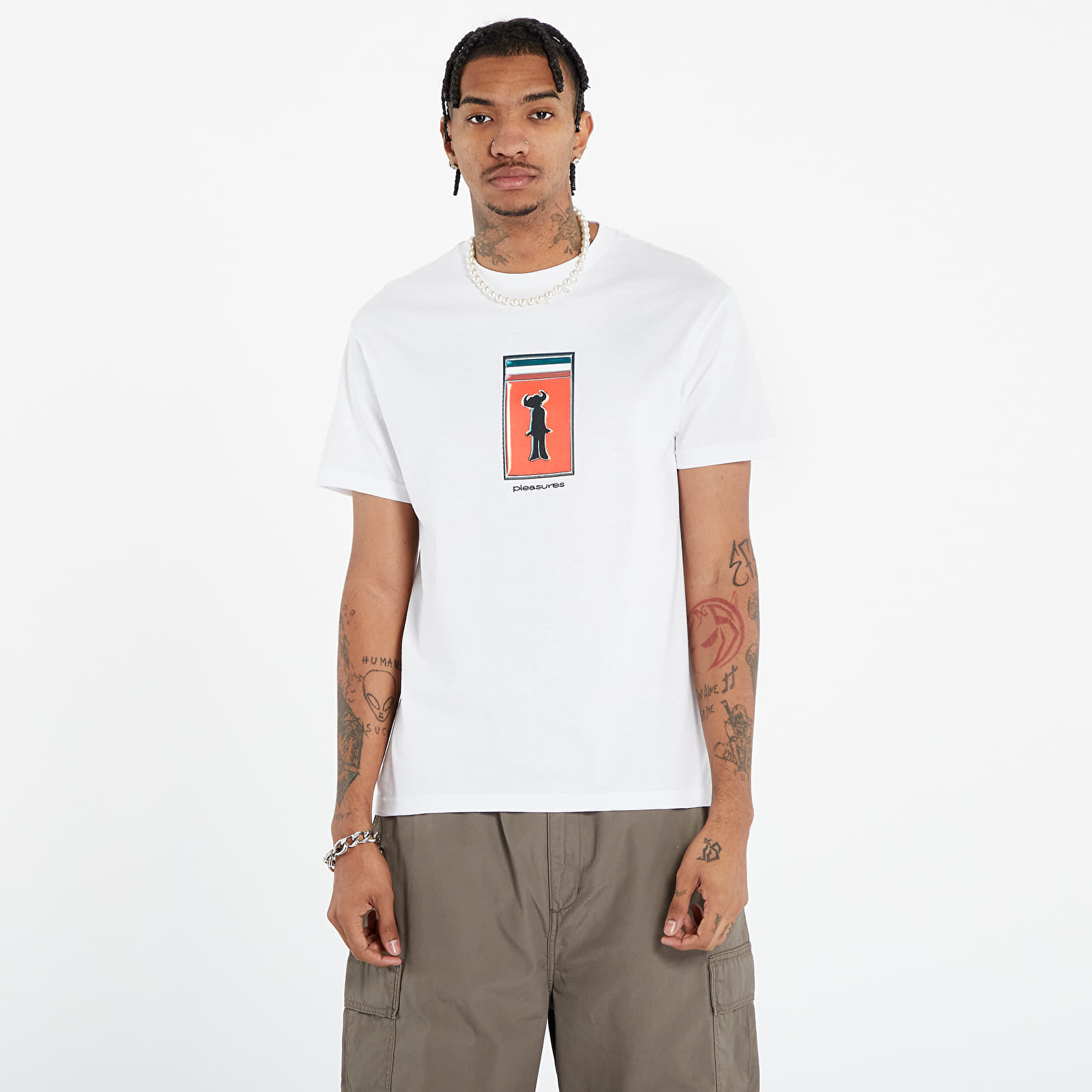T-paidat PLEASURES x Jamiroquai Travelling T-Shirt White