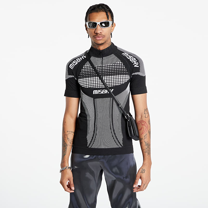 T-shirts MISBHV Sport Europa Quarter-Zip T-Shirt UNISEX Black