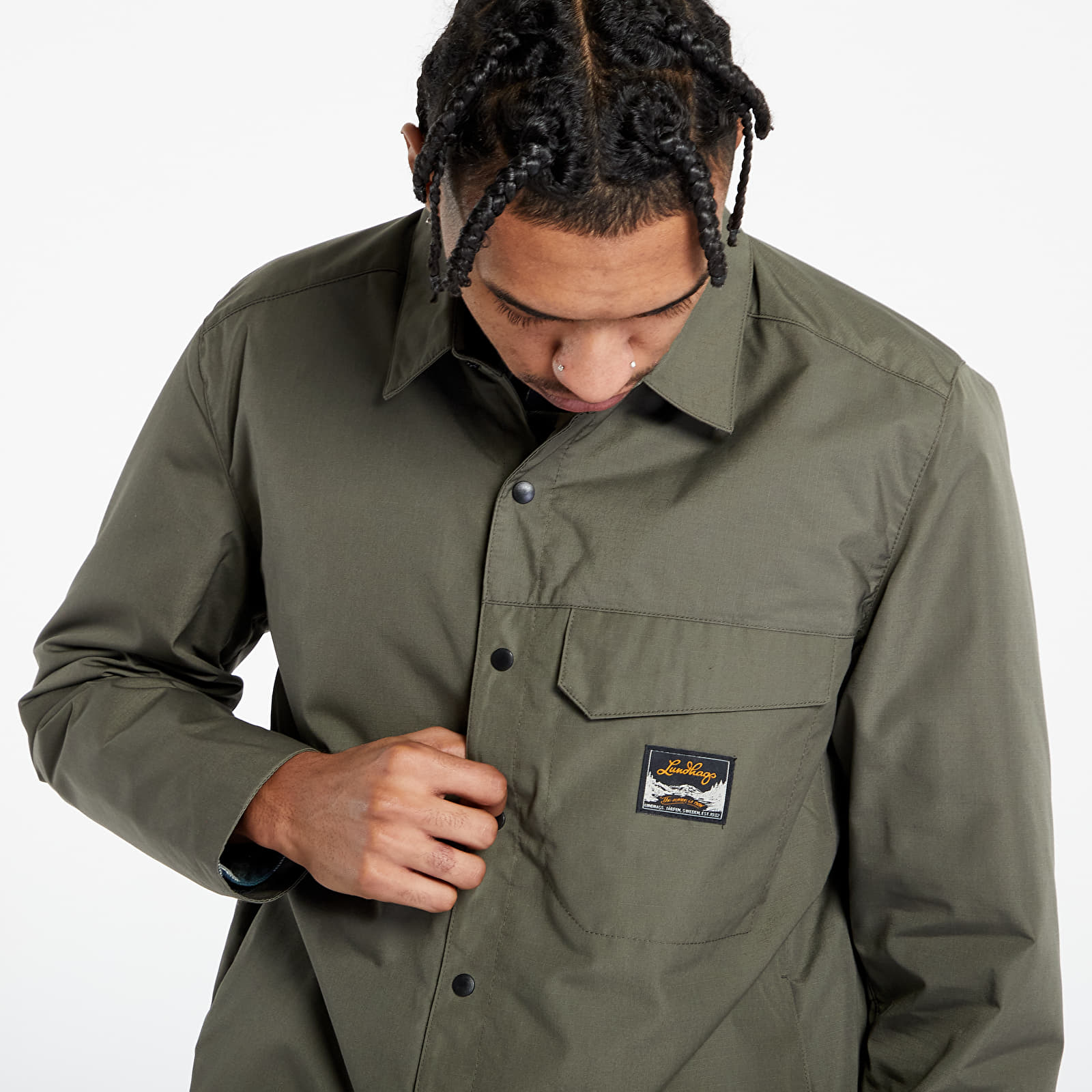 Svrchní košile Lundhags Knak Shirt Forest Green
