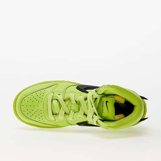 Men s shoes Nike x AMBUSH Dunk High Atomic Green Black Flash Lime Footshop