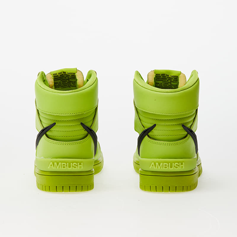 Nike x AMBUSH Dunk High Atomic Green/ Black-Flash Lime | Footshop