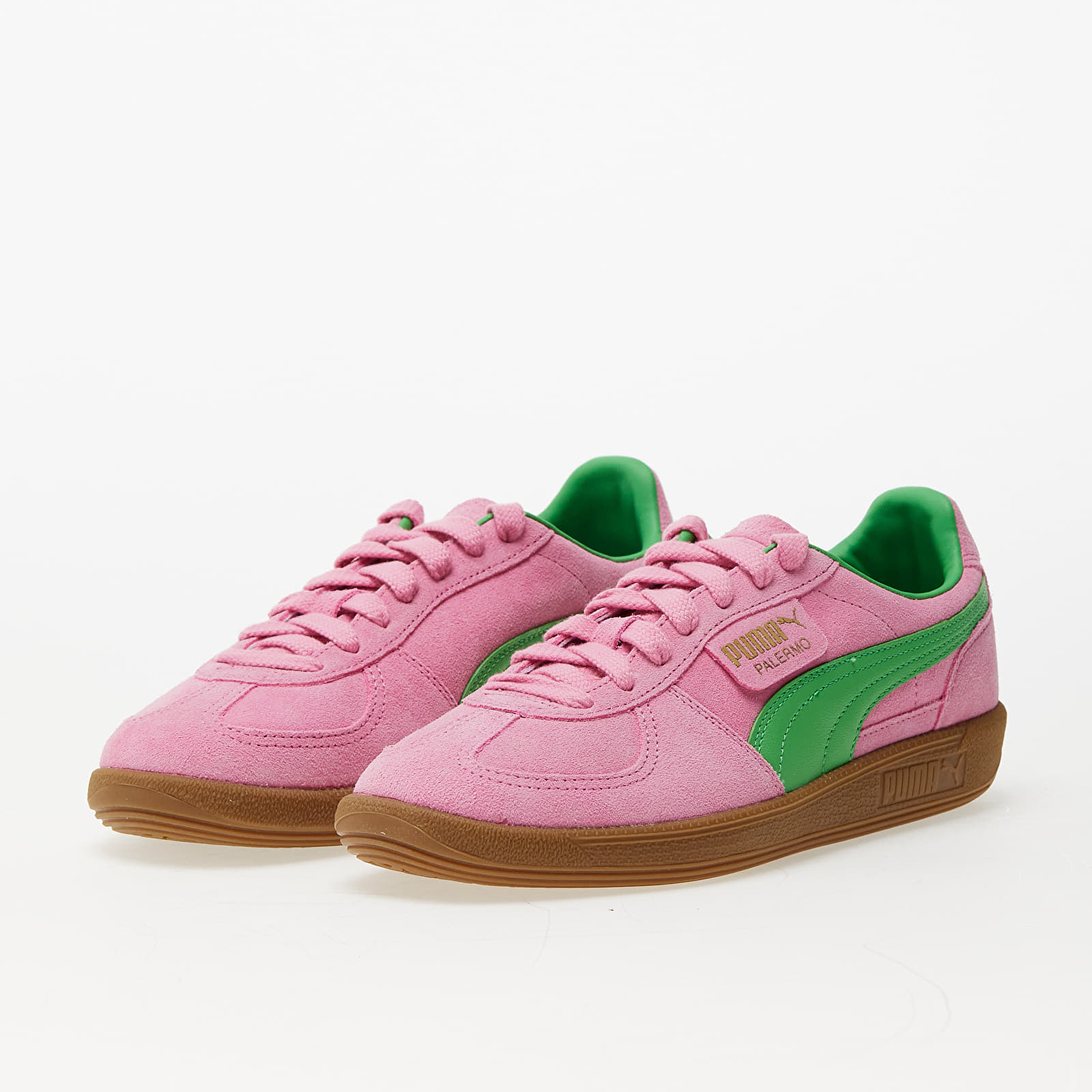 Herren Sneaker und Schuhe Puma Palermo Special Pink Delight Puma Green Footshop