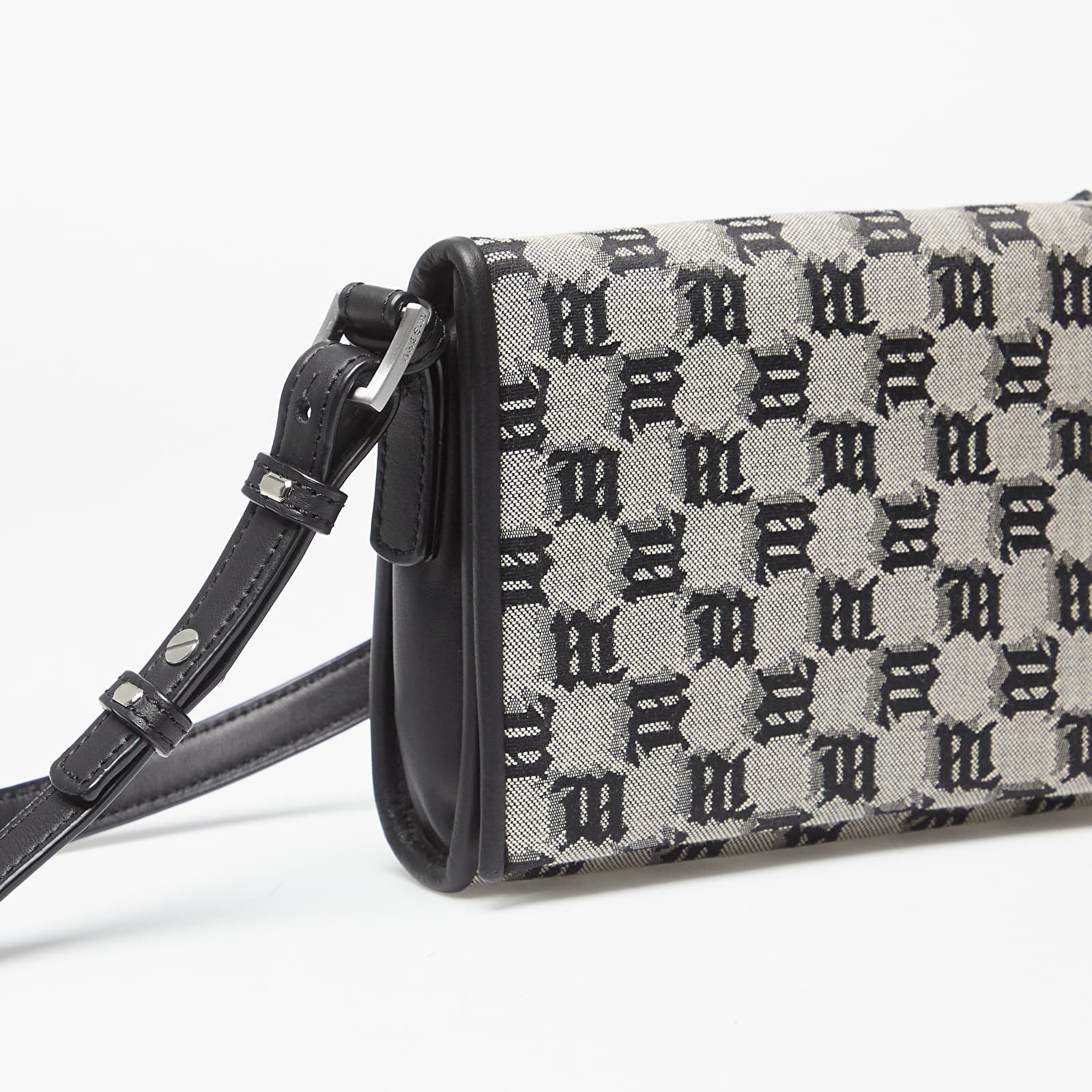 Handbags MISBHV Jacquard Monogram Phone Pouch Beige/ Black