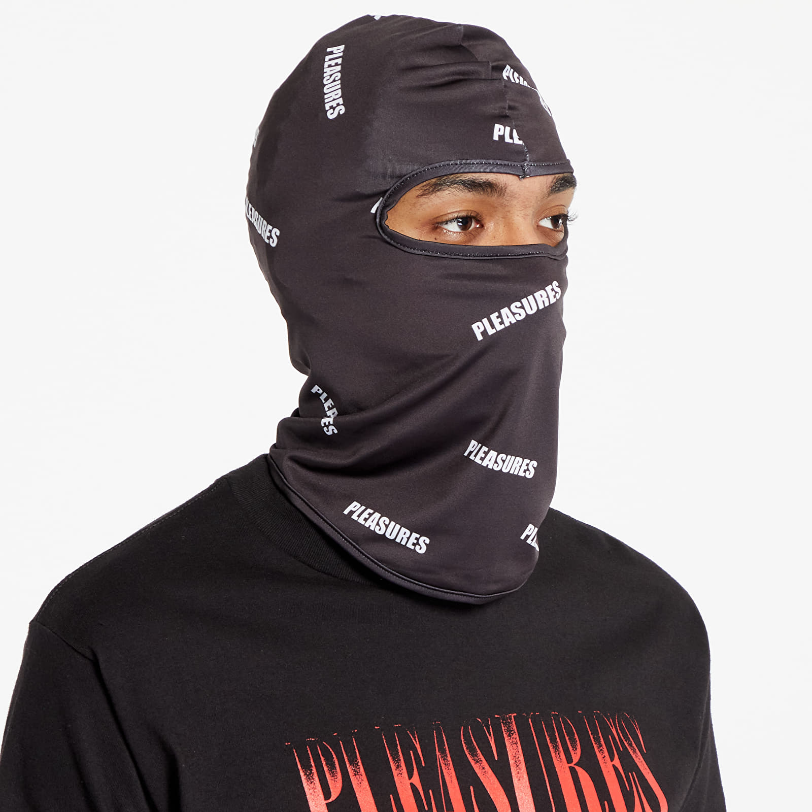 Headwear PLEASURES Mini Stamp Balaclava Black