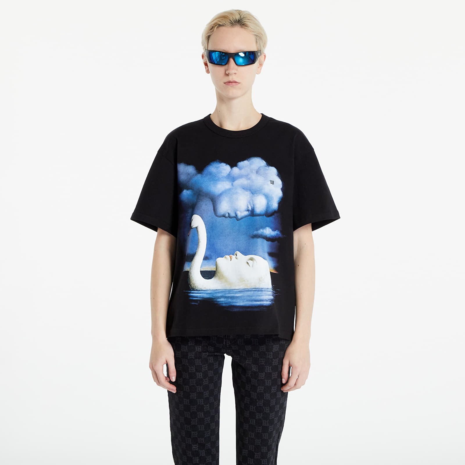 Pólók MISBHV La Donna Del Lago T-Shirt UNISEX Black
