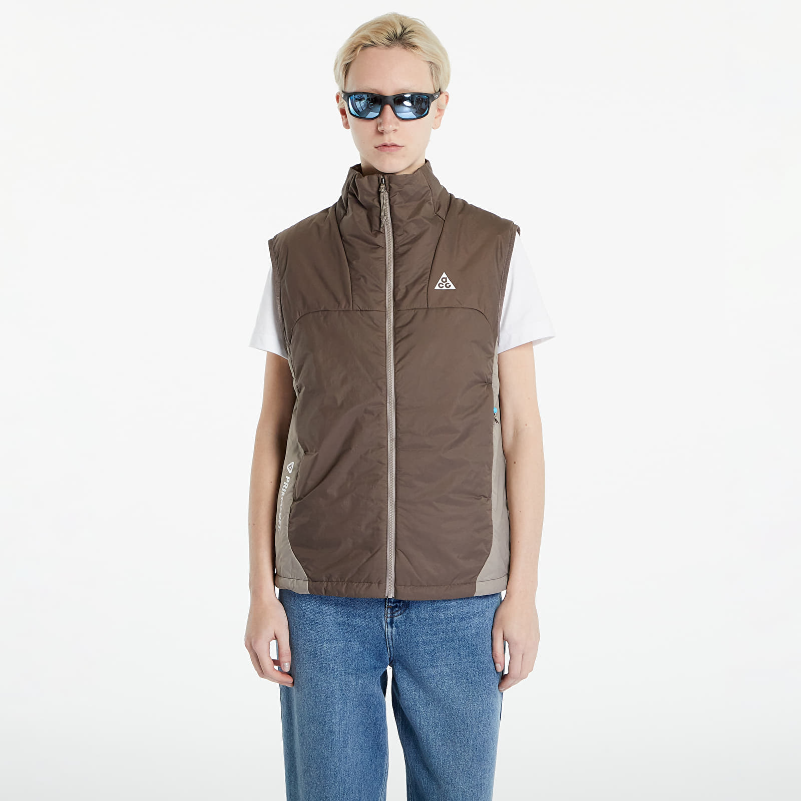 Vester Nike ACG Therma-FIT ADV "Rope de Dope" Full-Zip Vest UNISEX Ironstone/ Moon Fossil/ Summit White