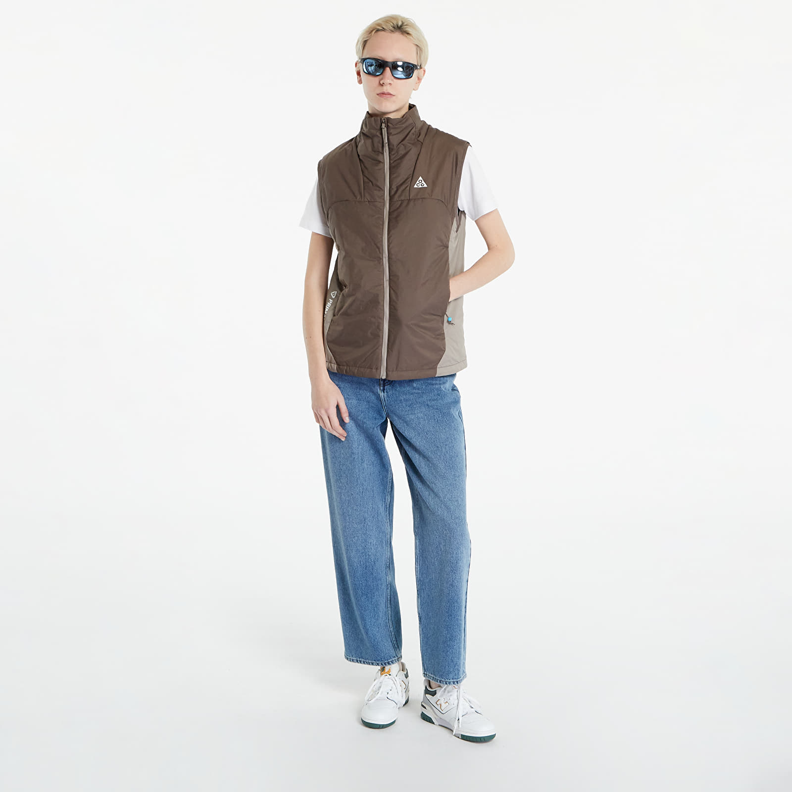 Vester Nike ACG Therma-FIT ADV "Rope de Dope" Full-Zip Vest UNISEX Ironstone/ Moon Fossil/ Summit White