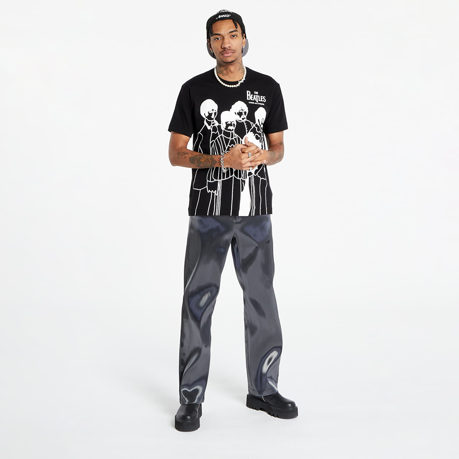 Koszulki Comme des Garçons x The Beatles Short Sleeve Tee UNISEX Black