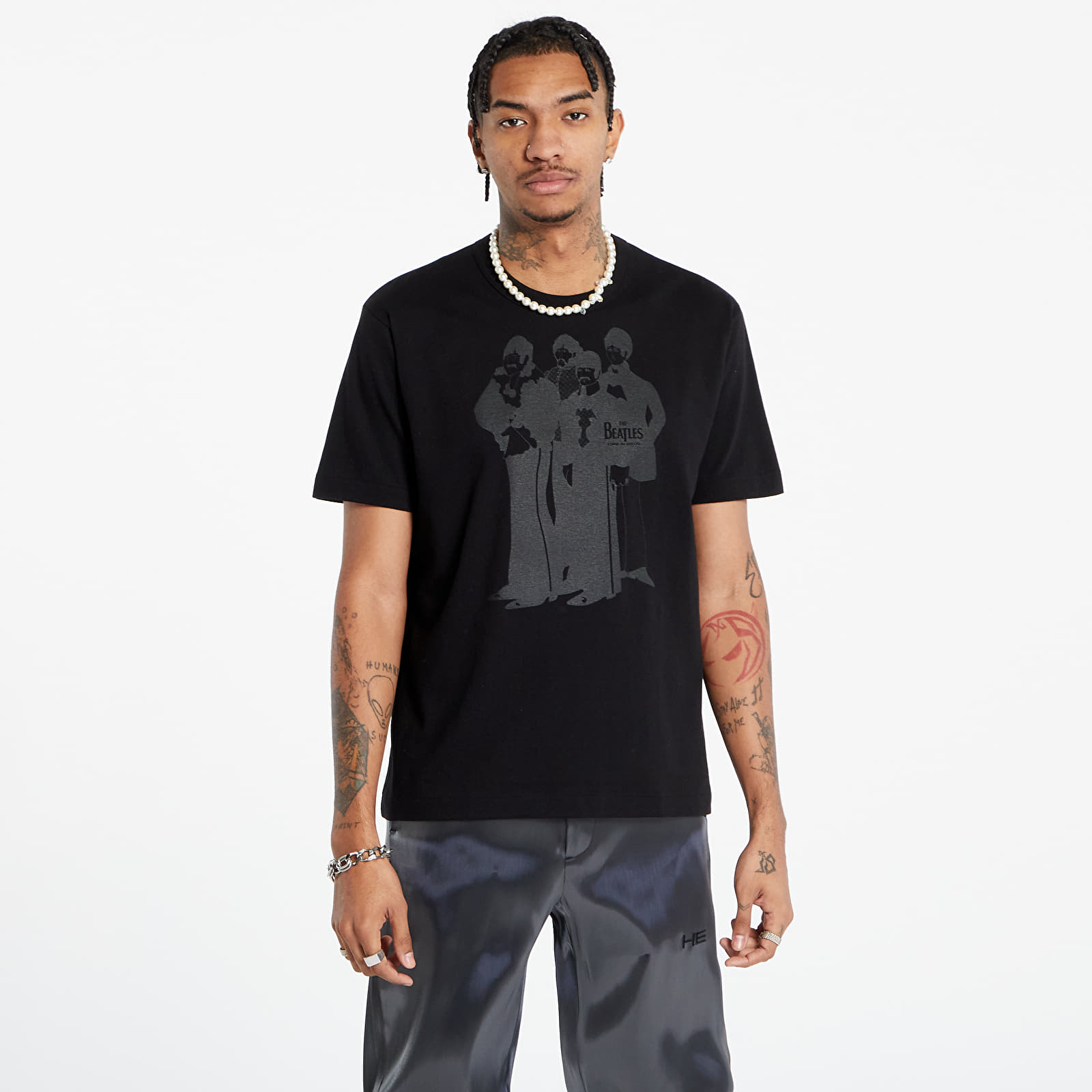 Tricou Comme des Garçons x The Beatles Short Sleeve Tee UNISEX Black