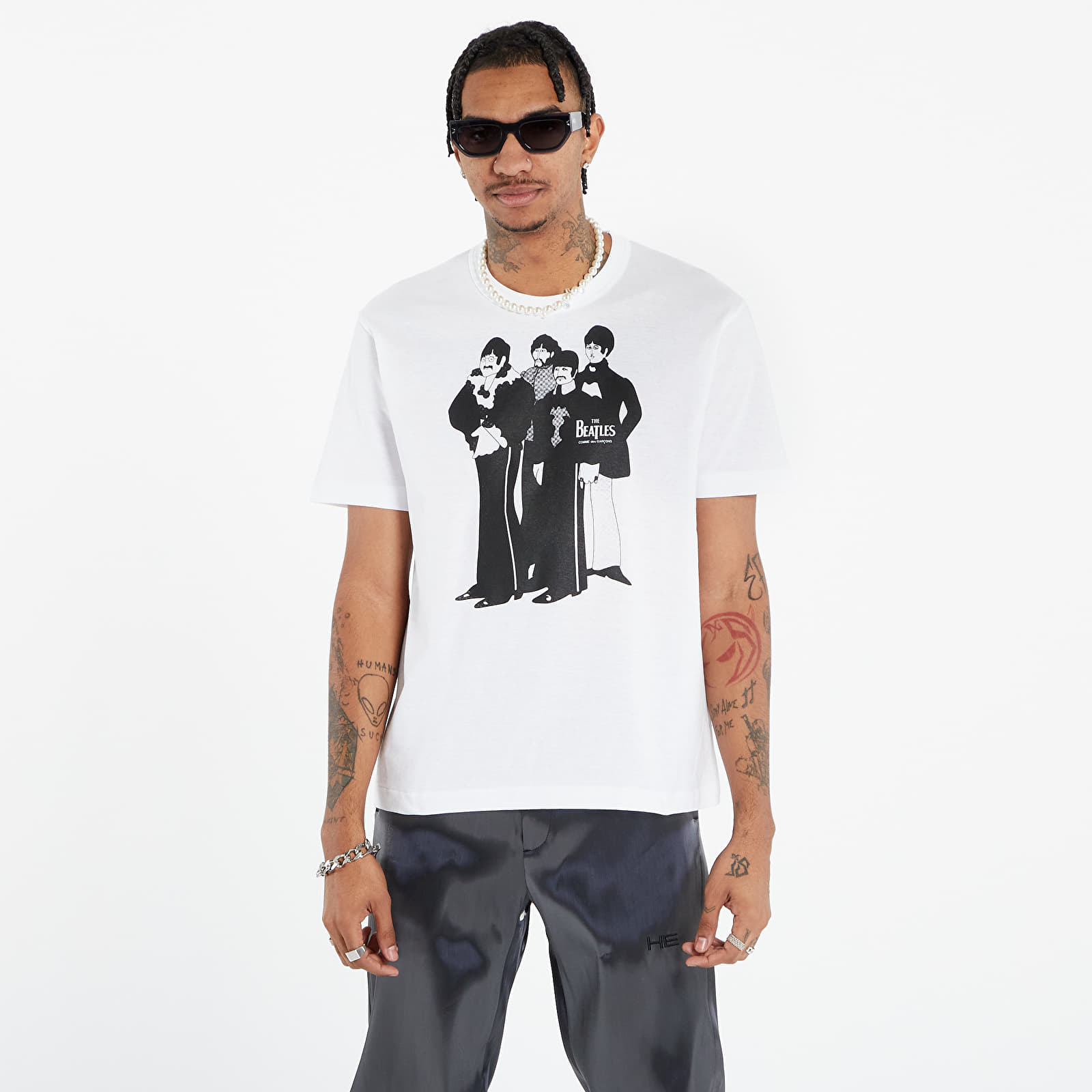 Tricou Comme des Garçons x The Beatles Short Sleeve Tee UNISEX White