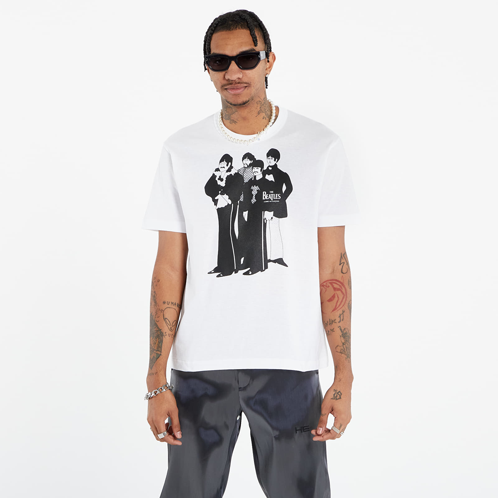 T-shirts Comme des Garçons x The Beatles Short Sleeve Tee UNISEX White