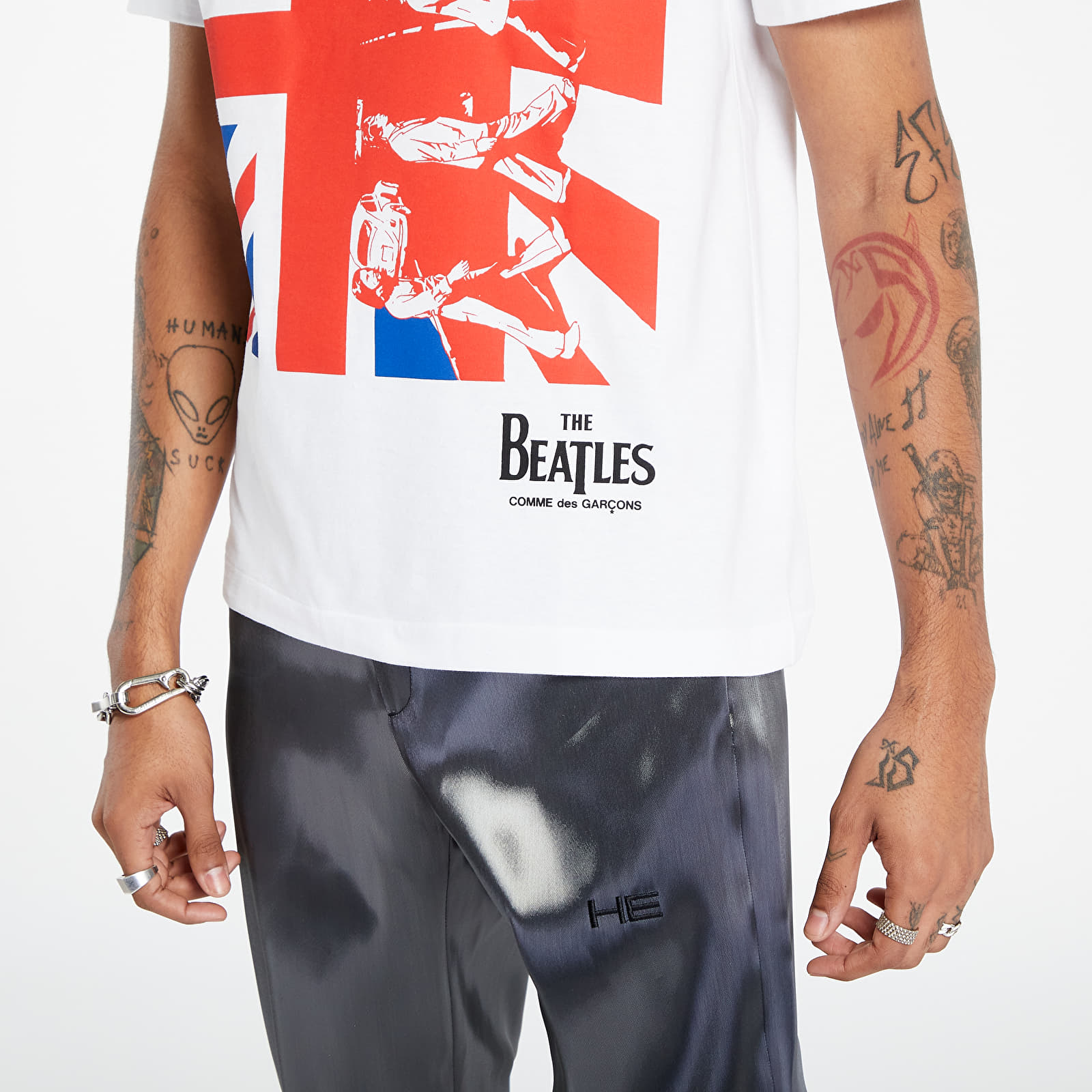Tričká Comme des Garçons x The Beatles Short Sleeve Tee UNISEX White