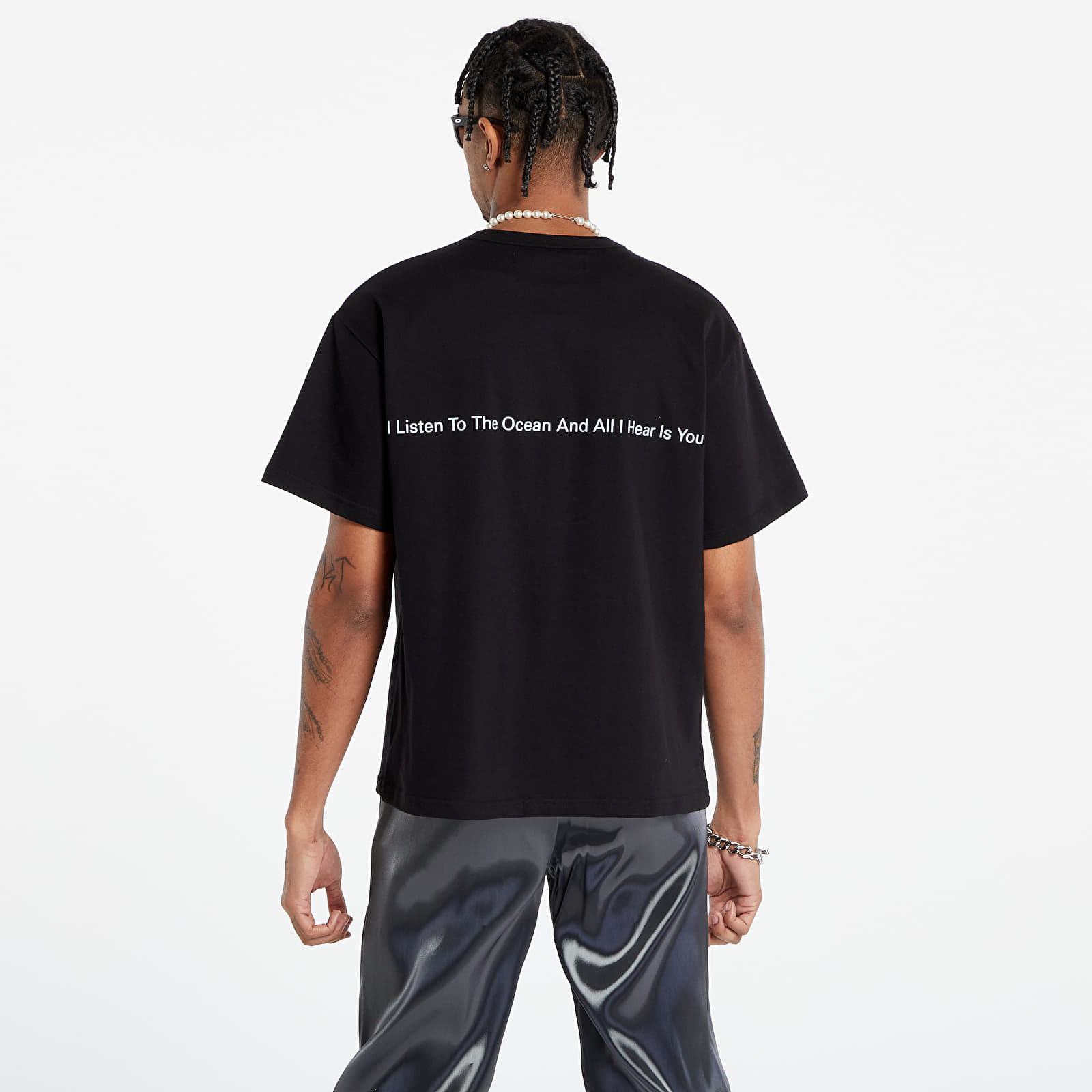 Pólók MISBHV La Donna Del Lago T-Shirt UNISEX Black