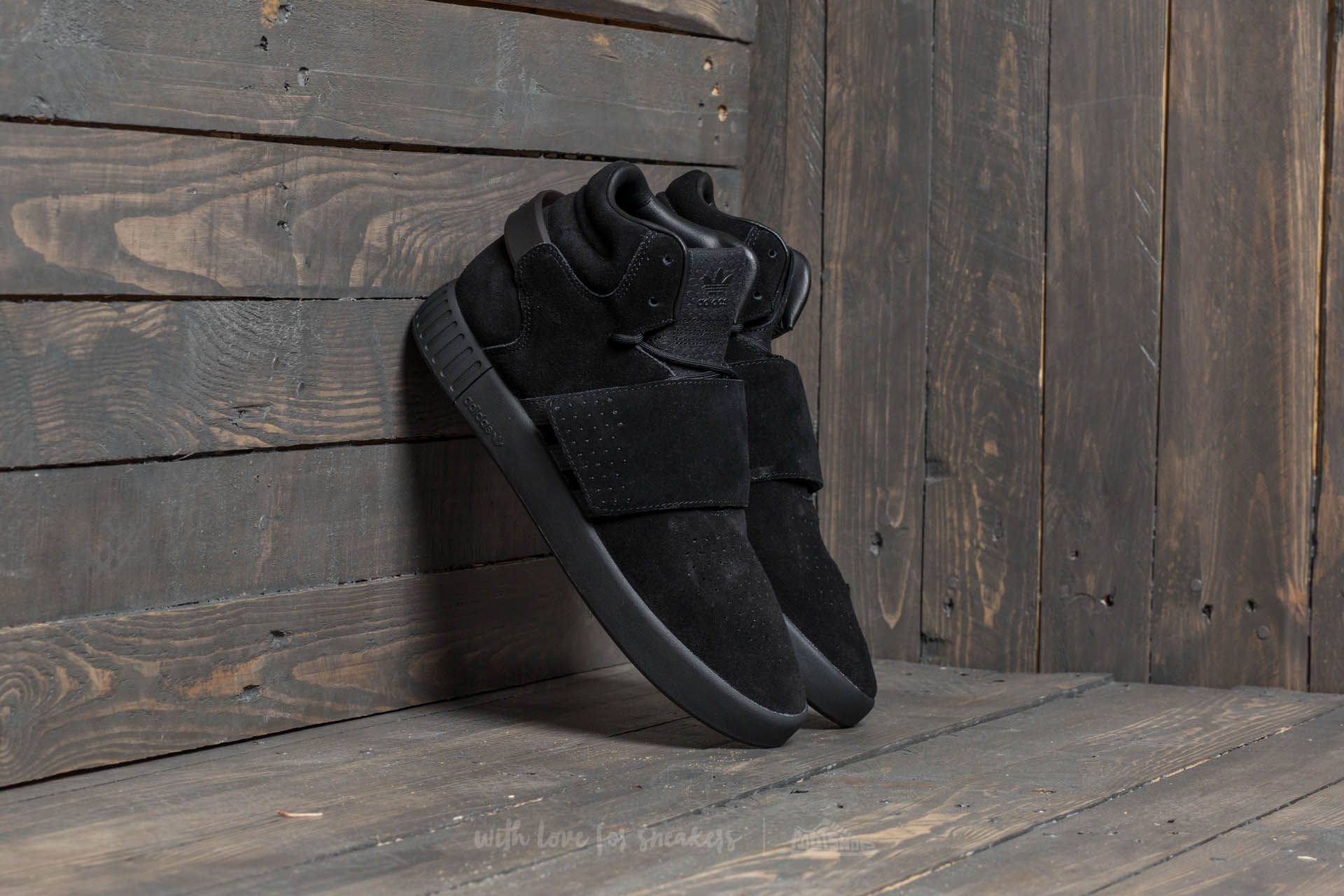 Men's shoes adidas Tubular Invader Strap Core Black/ Core Black/ Ftw White