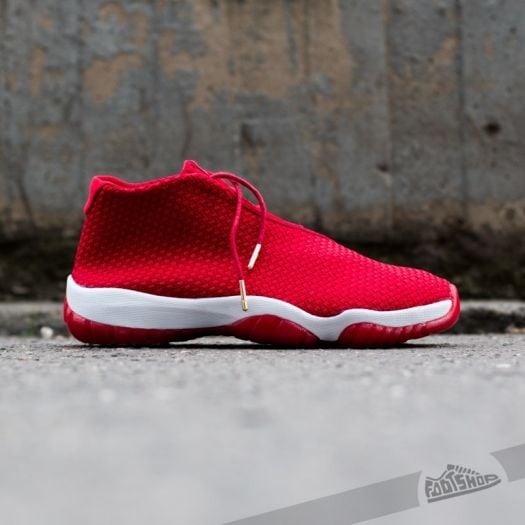 Jordan future red and black discount
