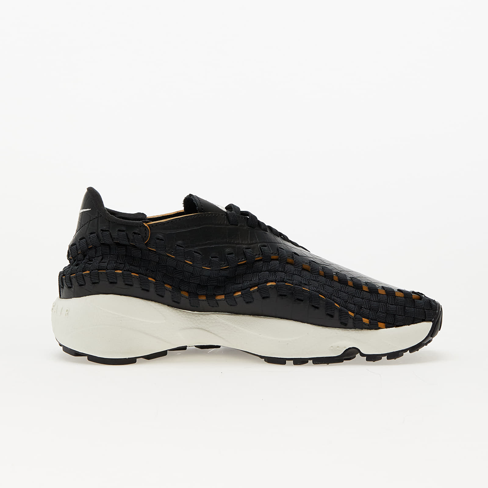 Dámske topánky a tenisky Nike Air Footscape Woven Premium Black/ Pale Ivory-Desert Ochre