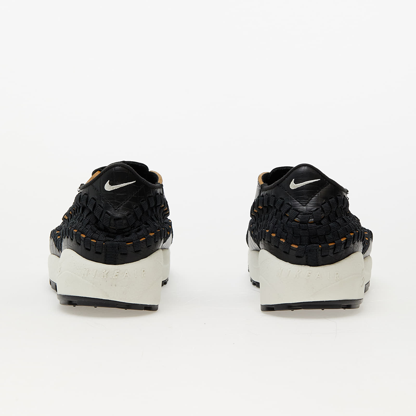 Dámske topánky a tenisky Nike Air Footscape Woven Premium Black/ Pale Ivory-Desert Ochre