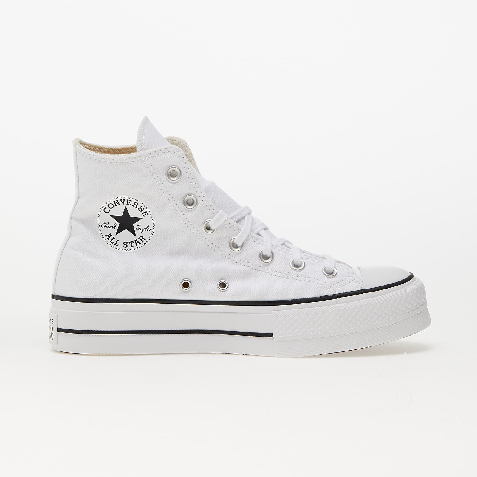 Încălțăminte și sneakerși pentru femei Converse Chuck Taylor All Star Lift Hi White/ Black/ White