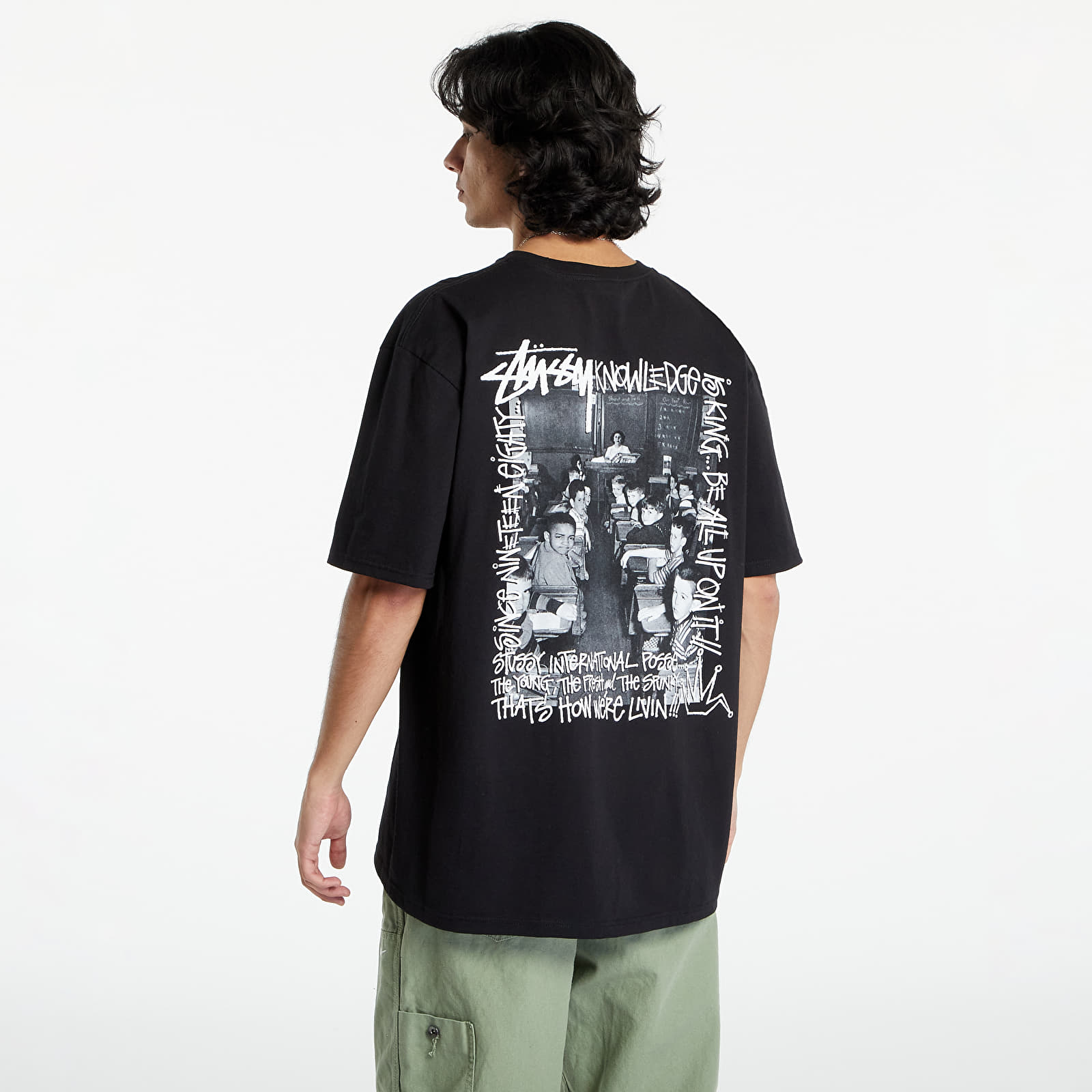 T-shirts Stüssy Classroom Tee Black | Footshop