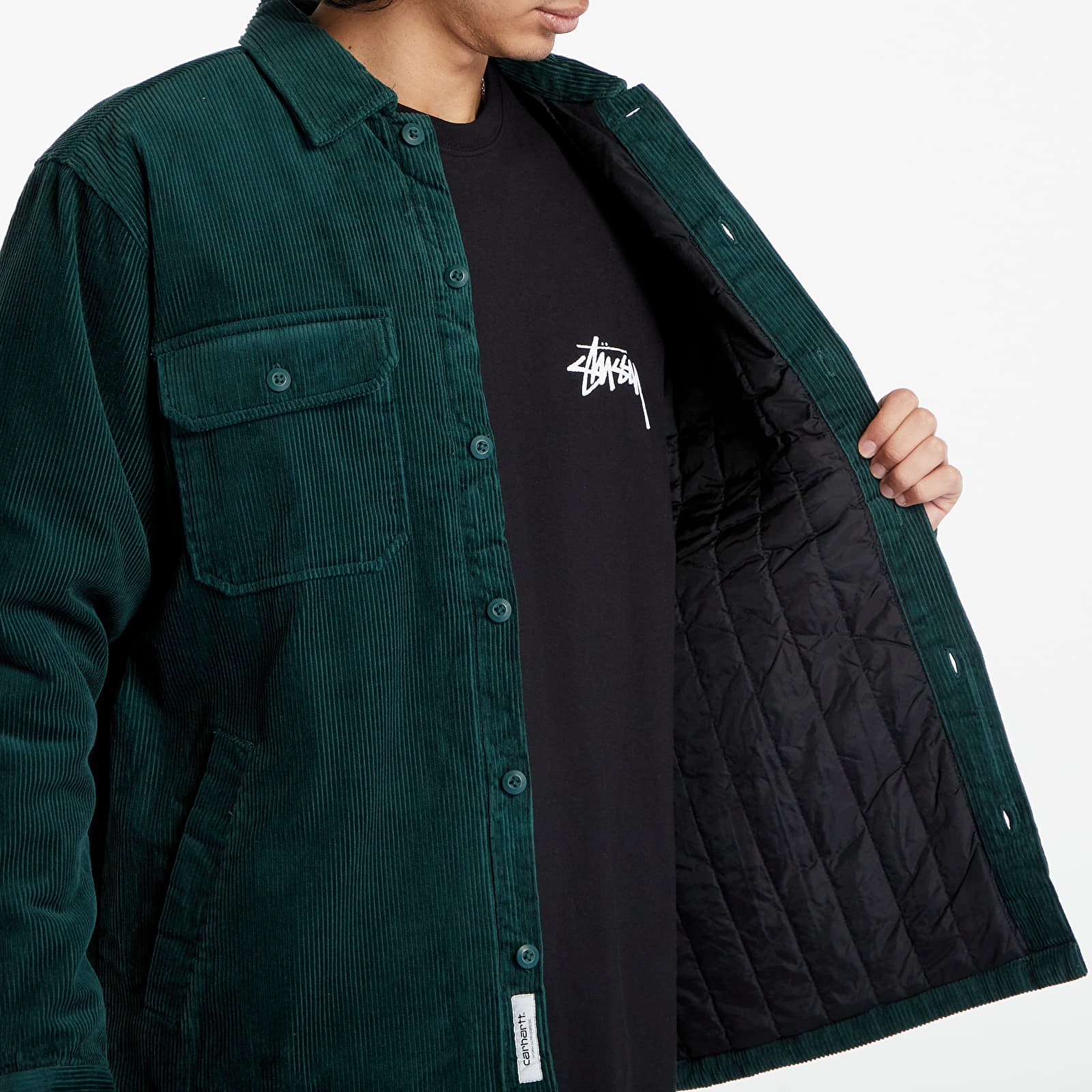 Striukės Carhartt WIP Whitsome Shirt Jacket UNISEX Discovery Green