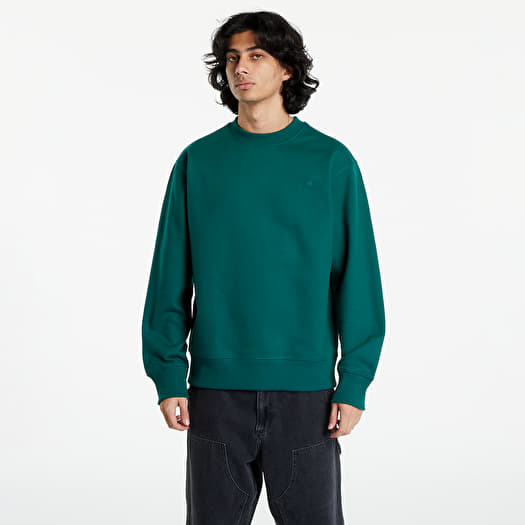 Collegiate sweatshirts Contempo Hoodies Crewneck adidas and Green Adicolor | Footshop Originals