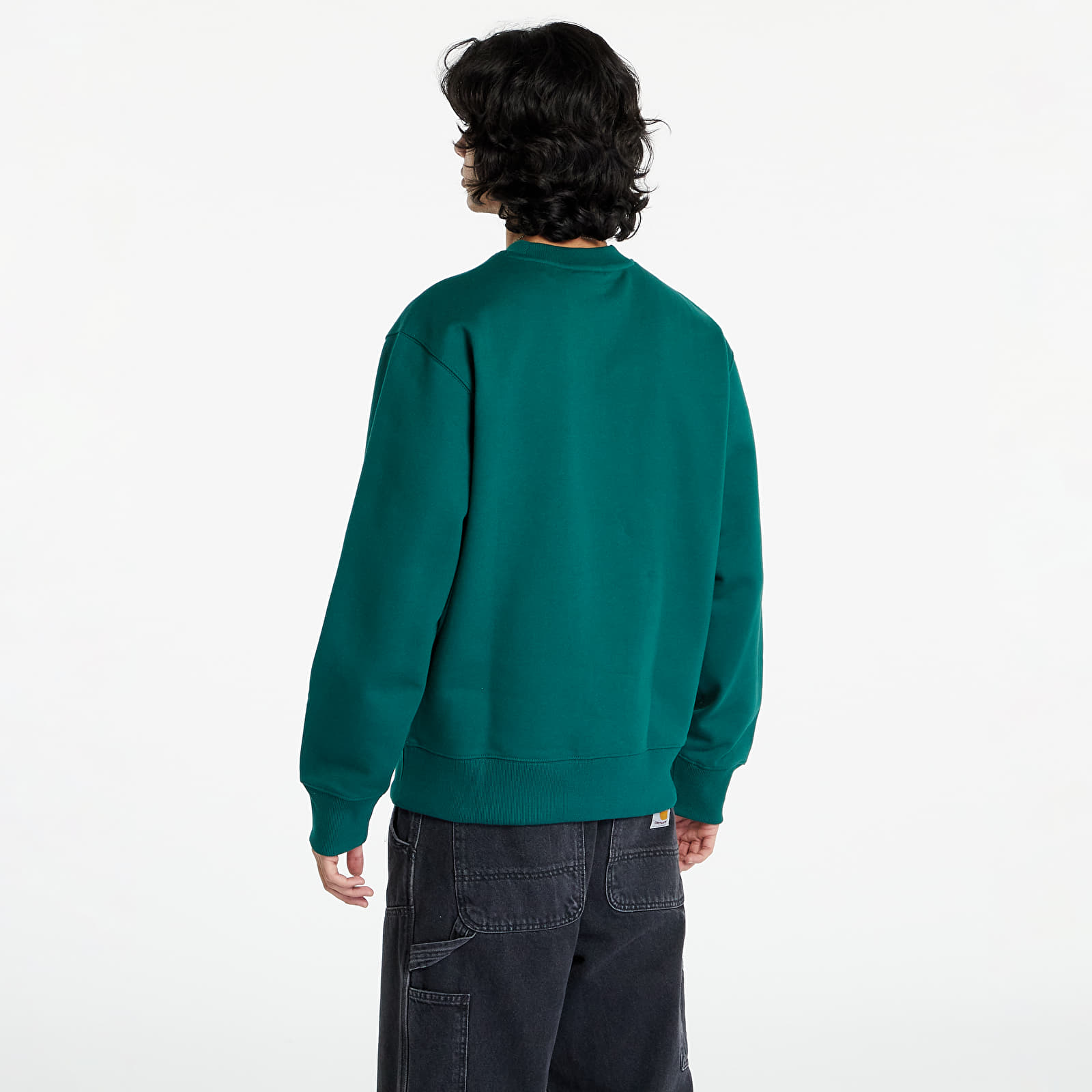 Bluzy adidas Originals Adicolor Contempo Crewneck Collegiate Green