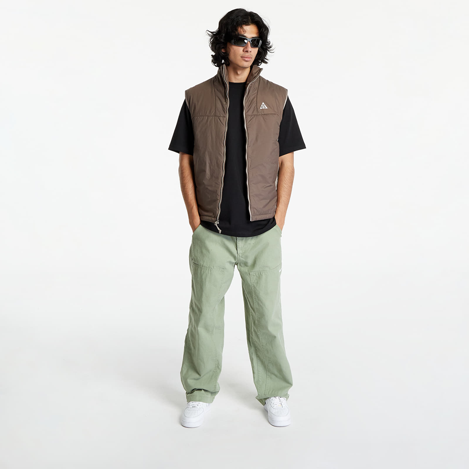 Vester Nike ACG Therma-FIT ADV "Rope de Dope" Full-Zip Vest UNISEX Ironstone/ Moon Fossil/ Summit White